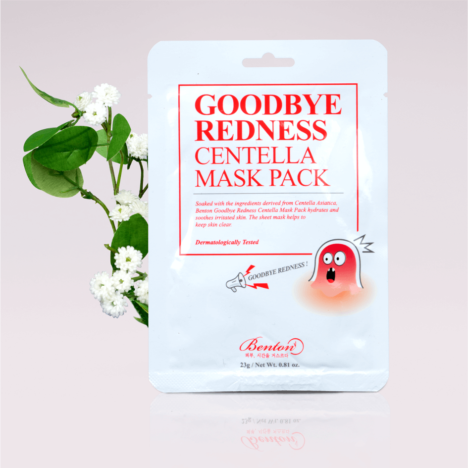 Sheet Masks - BENTON Goodbye Redness Centella Mask Pack
