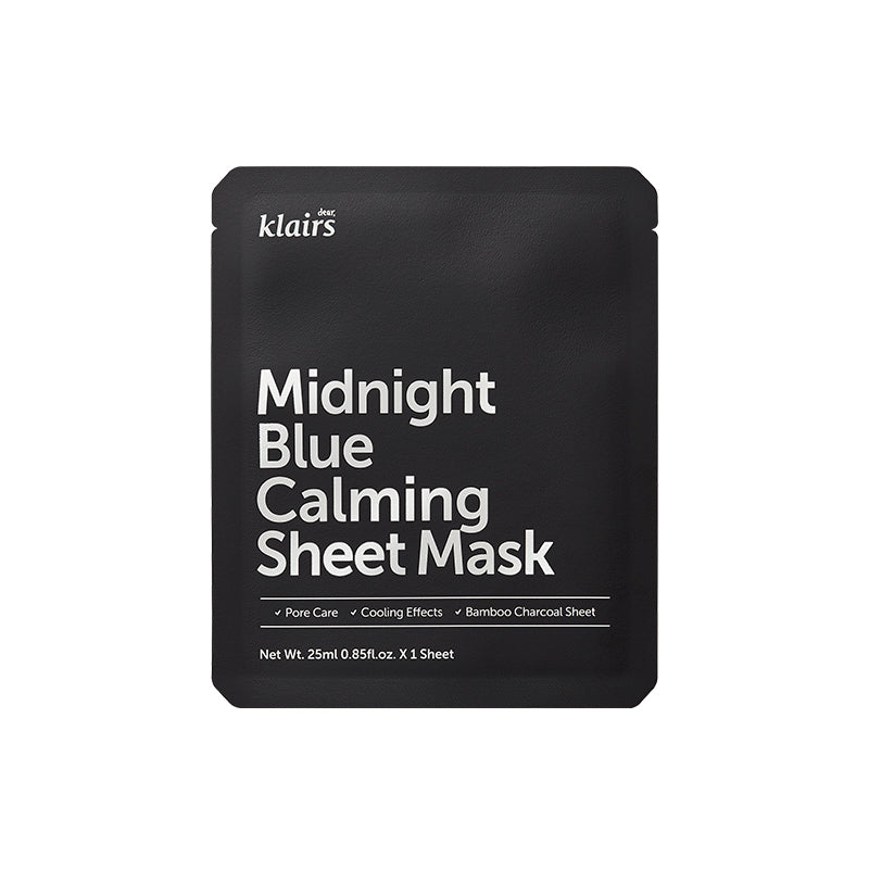 Sheet Masks - KLAIRS Midnight Blue Calming Sheet Mask